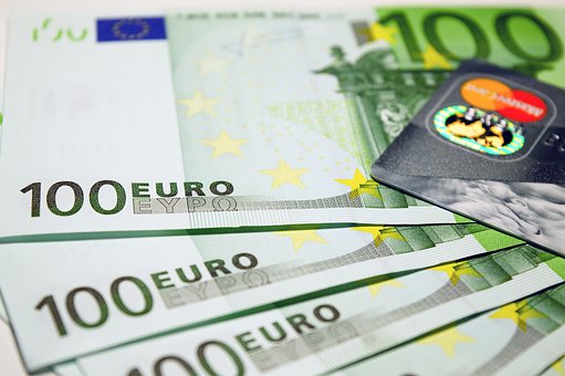 Euro, Kreditkarte, Gehalt, Geld